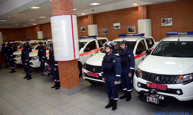 ГСЧС получила от ЮНИСЕФ 12 оперативных пиротехнических машин