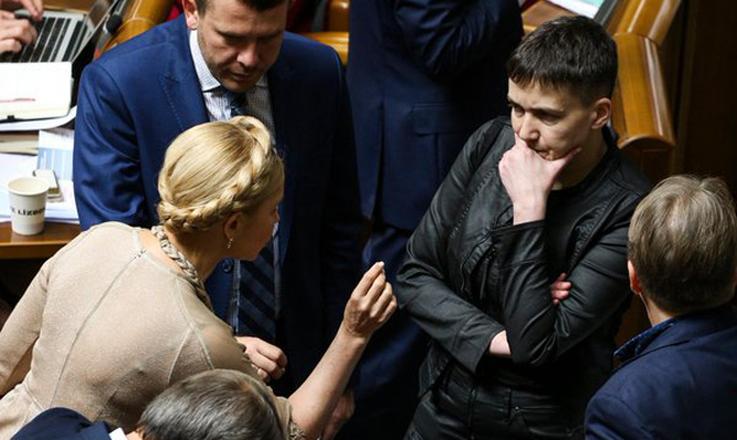 Савченко исключили из фракции «Батькивщина»