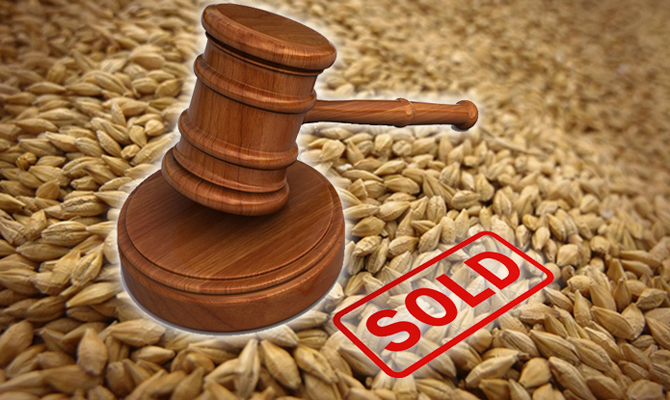 Госрезерв продал с аукциона зерна на 93 млн грн