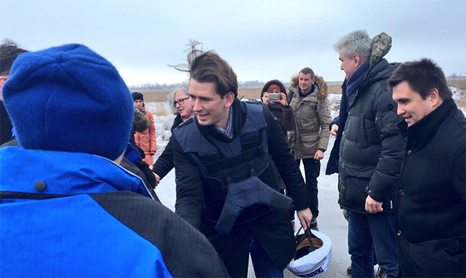 Курц снова посетит Украину в течение нескольких недель, – Климкин