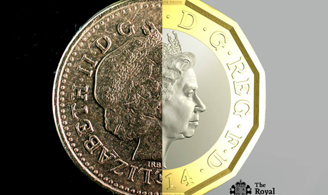 Британский фунт изменит свою форму