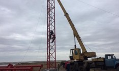 На Чонгаре смонтировали две трети телевышки для вещания на Крым