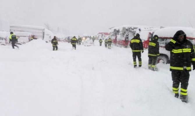 Лавина в Италии: среди пострадавших нет граждан Украины