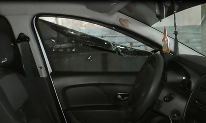 В Днепре расстреляли машину охранной фирмы: убит один человек, двое ранены