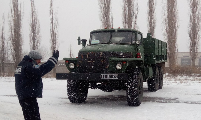 В шести областях ограничили движение из-за погоды