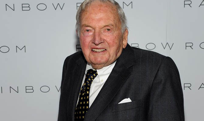 Умер легендарный американский миллиардер Дэвид Рокфеллер