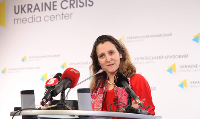 Канада на встрече глав МИД стран НАТО выразила поддержку Украине