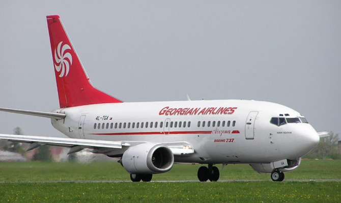 Georgian Airways возобновила полеты в Киев
