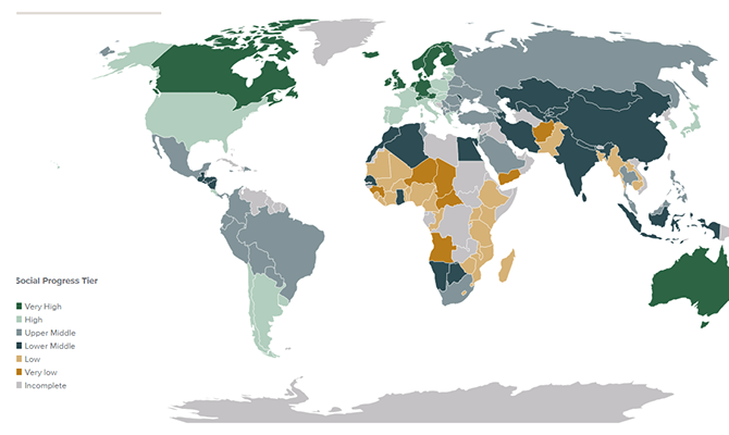 Индекс социального развития: Украина заняла 64-е место среди 128 стран