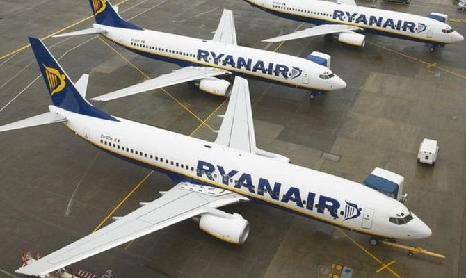 Ryanair приостановил продажу билетов в Украину