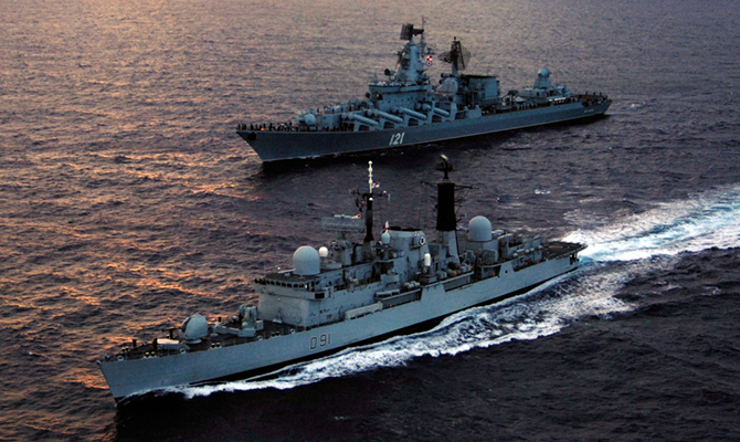 Россия и Китай проведут совместные учения в Балтийском море