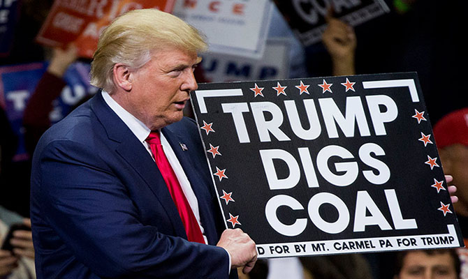 Уголь против газа: Трамп спровоцировал битву лоббистов