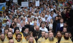 На Крестный ход в Киеве собрались 10 тысяч верян
