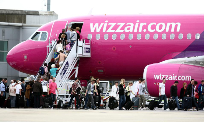 Wizz Air предложит украинцам в два раза больше мест в 2018 году
