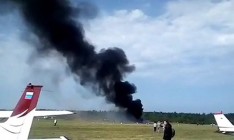Под Москвой на авиашоу разбился самолет, есть жертвы