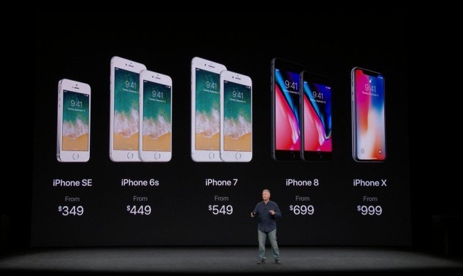 Стали известны цены на iPhone 8 и iPhone X в Украине