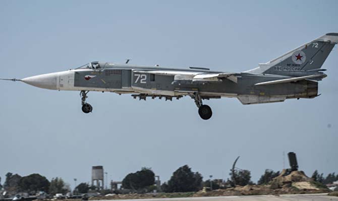 В Сирии разбился российский Су-24