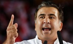 Саакашвили на акции под Радой призвал людей требовать от Порошенко уйти со своего поста