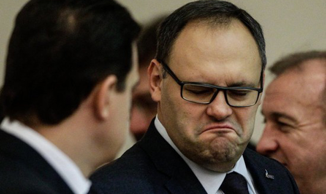 Каськива отпустили под залог 160 тысяч гривен