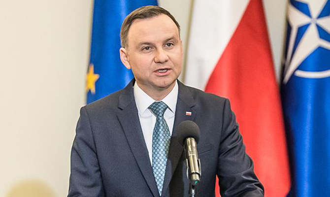 Польша поддерживает введение миротворцев ООН на Донбасс, - Дуда