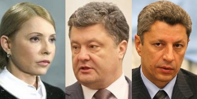 Лидерами в рейтинге следующего Президента остаются Порошенко, Тимошенко и Бойко
