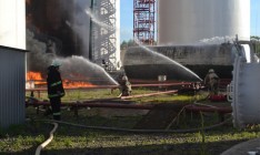 Под Васильковом горела нефтебаза «БРСМ-Нафта»