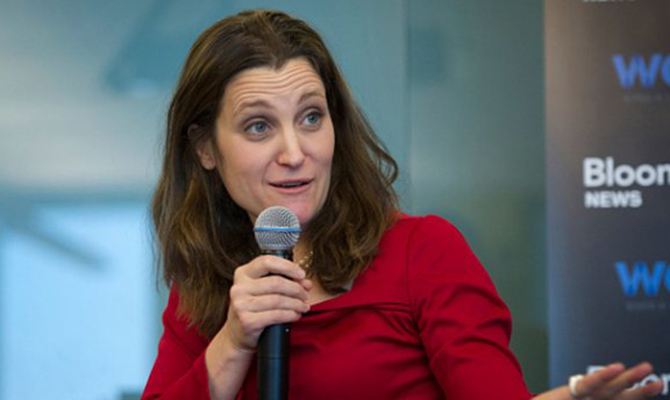 Министр иностранных дел Канады и госсекретарь США обсудили введение миротворцев ООН на Донбасс