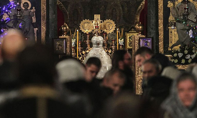 В рождественских богослужениях приняли участие 5 млн украинцев