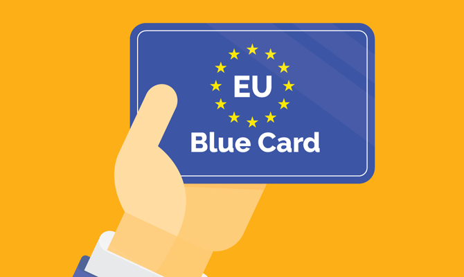 Украинцы составляют более 4% владельцев Blue Card в Германии