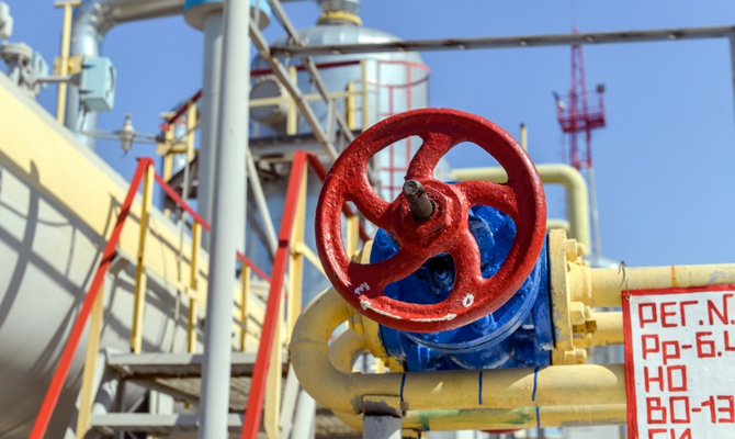 Украина из-за морозов увеличила отбор газа из хранилищ