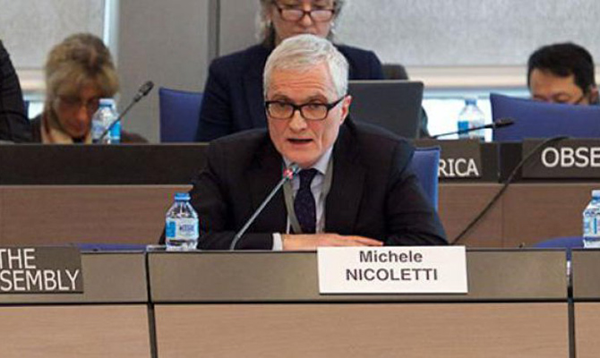 Президентом ПАСЕ избрали итальянца Микеле Николетти