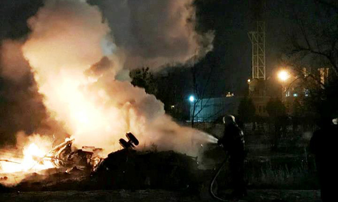 Крушение вертолета в Кременчуге: в полиции назвали возможные причины