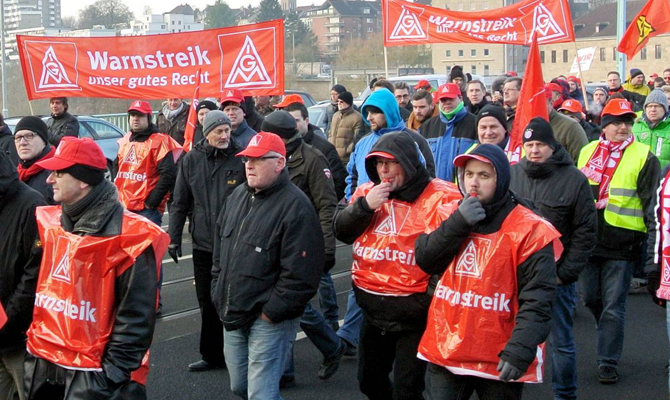 В Германии бастуют рабочие Volkswagen и Ford