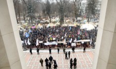 Военные пенсионеры под Радой требуют повышения выплат