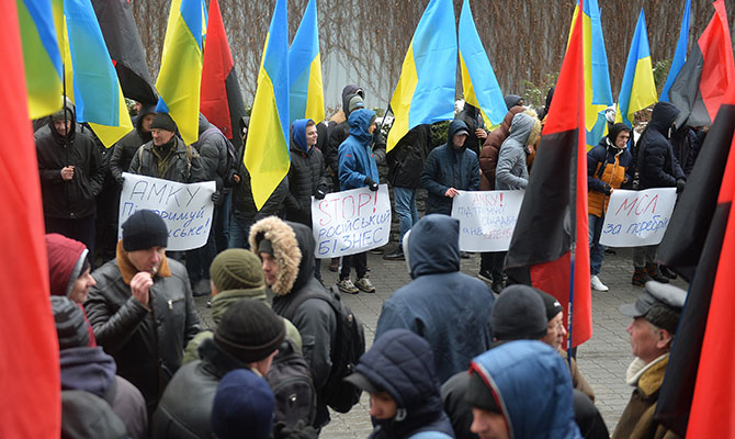 Ветераны АТО требуют от АМКУ прекратить поддержку российского бизнеса в Украине