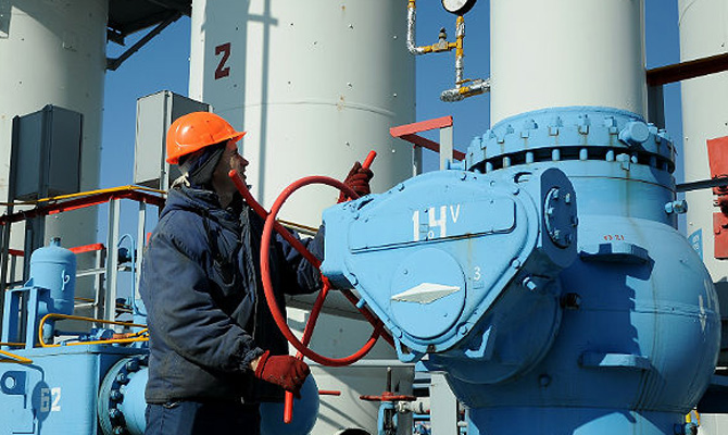 Украина из-за похолодания увеличила отбор газа из подземных хранилищ