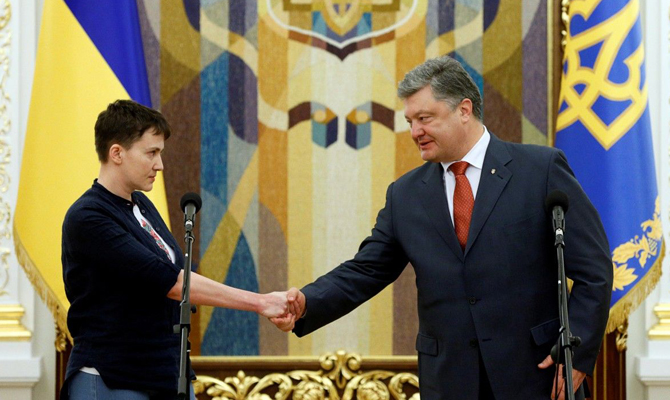 Порошенко прокомментировал арест Савченко