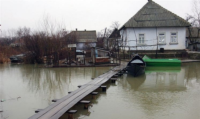 В Одесской области Дунай вышел из берегов