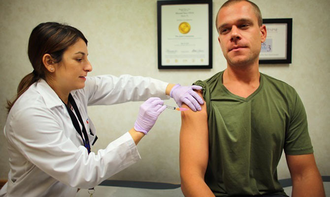 В Киевской области военные заболели корью