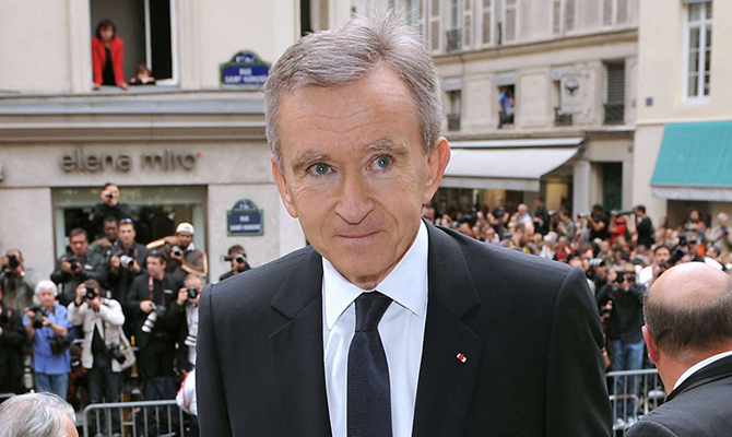 Самым богатым человеком Европы назван француз Бернар Арно