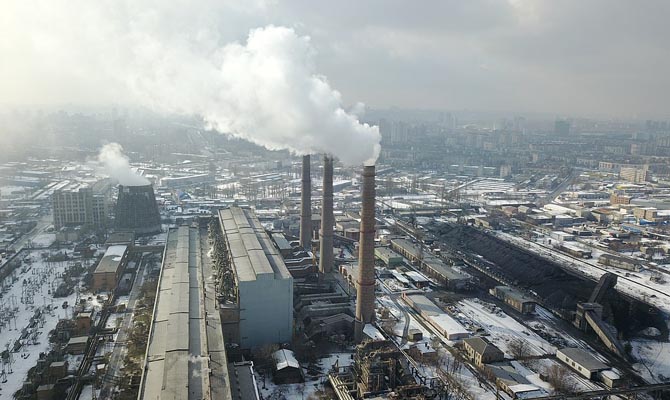 Экологических инспекторов не пустили на Дарницкую ТЭЦ в Киеве