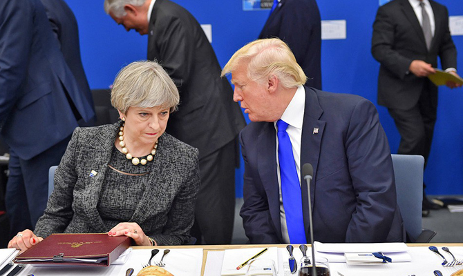 Белый дом объявил дату визита Трампа в Британию