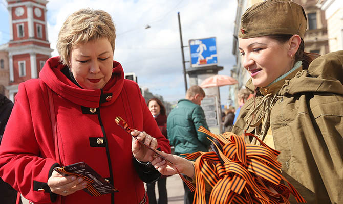В Литве хотят запретить георгиевскую ленточку