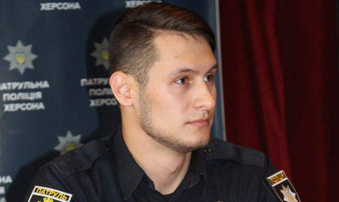 В Херсоне представили нового начальника патрульной полиции