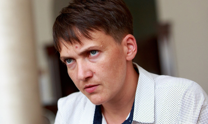 Савченко просит госохрану своей семье