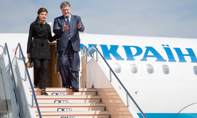Перелет Порошенко в Испанию стоил более 1,5 млн гривен