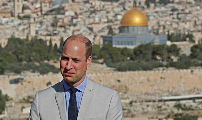 Принц Уильям посетил могилу прабабушки в русской церкви в Иерусалиме