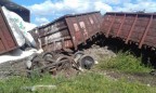 В Одесской области сошел с рельсов грузовой поезд