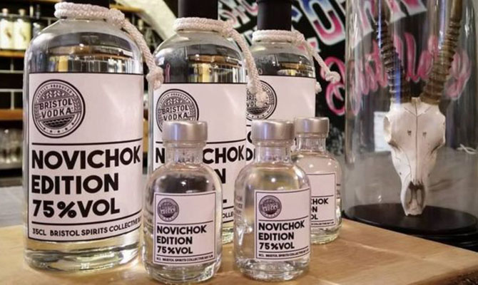 В Англии разгорелся скандал из-за водки «Новичок»
