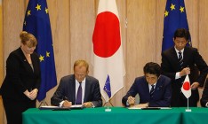 Япония и  ЕС подписали договор о свободной торговле